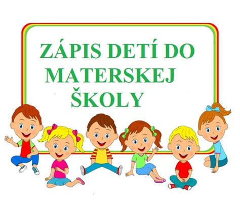 Ilustrácia detí hrajúcich sa pred materskou školou