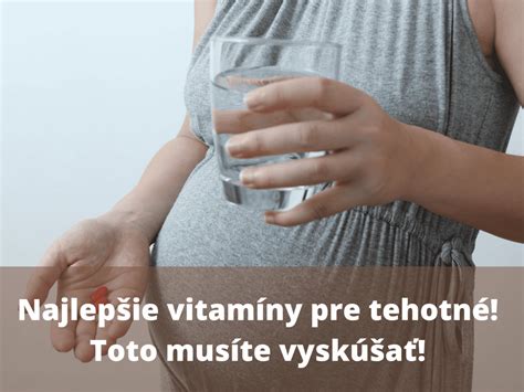 Tabuľka odporúčaných vitamínov pre tehotné