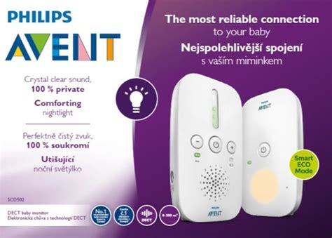 dizajn elektronickej pestúnky Philips Avent