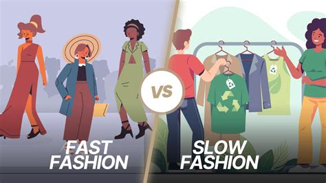 Ilustrácia cyklu Fast Fashion a Slow Fashion