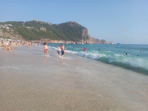 Pevnosť v Alanyi s výhľadom na Kleopatrina pláž