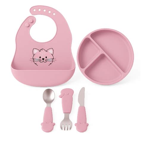 Detský príbor a tanier so prísavkou