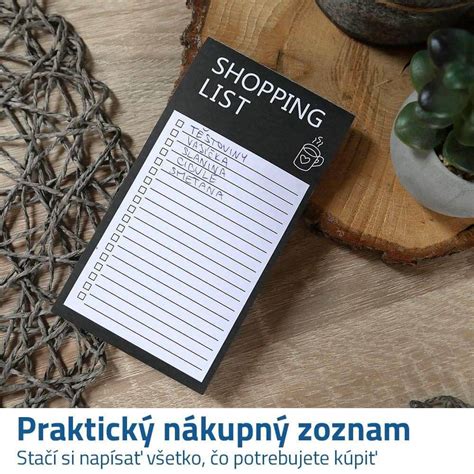 Nákupný zoznam a pero