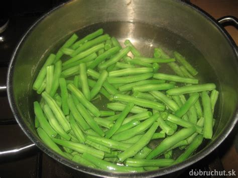 Ázijsky pripravená zelená fazuľka