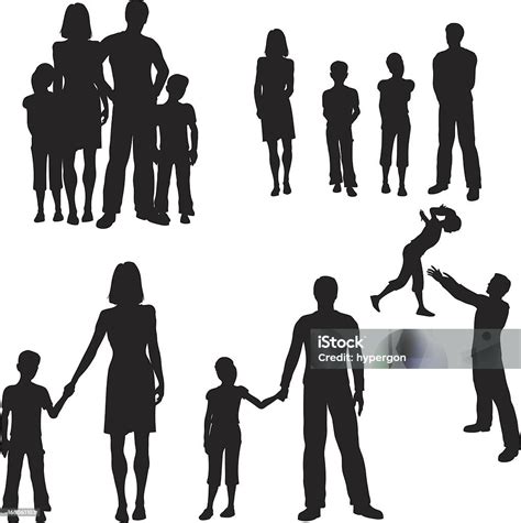 Ilustrácia rodiny s dieťaťom a súdnou pečiatkou