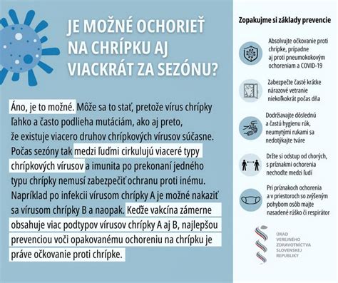 infografika znázorňujúca sezónu chrípky a odporúčané očkovanie