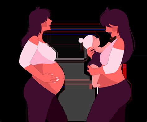 Ilustrácia ženy oznamujúcej tehotenstvo