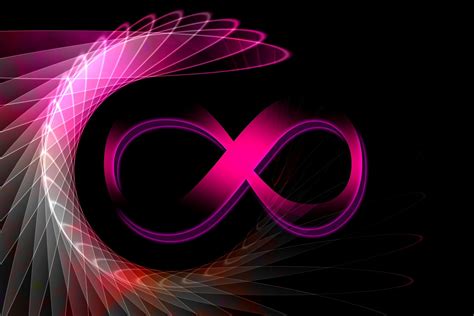 Symbol nekonečna s bábätkom