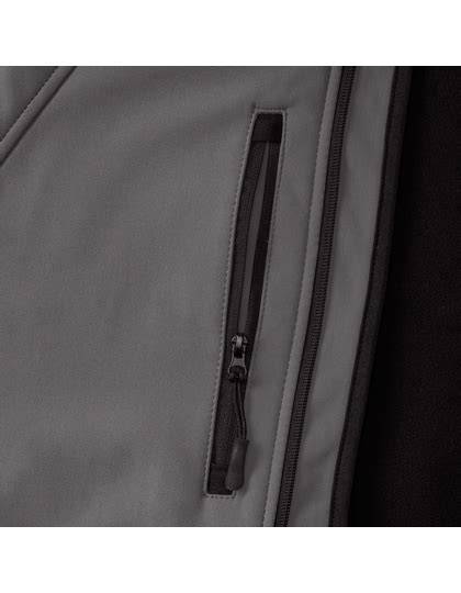 Detailný pohľad na štruktúru materiálu softshell