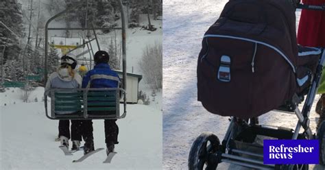 Ilustračná fotografia bábätka v kočíku v zasneženej krajine