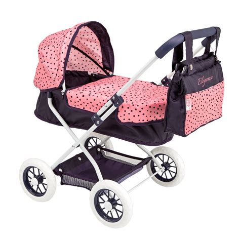 Detský kočík pre bábiky Adbor Lily v klasickom dizajne