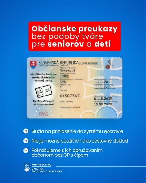 Ilustračný diagram procesu vybavenia občianskeho preukazu pre dieťa