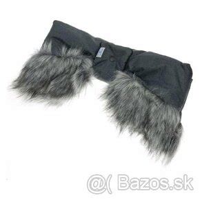 Rukávnik na kočík s kožušinou