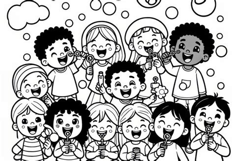 Skupina detí hrajúcich sa spolu