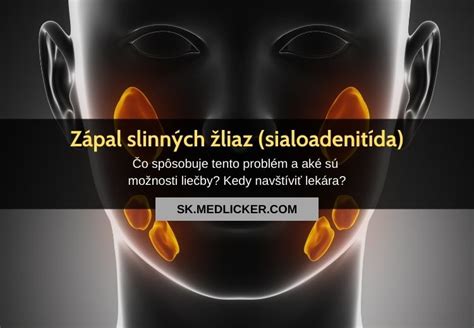 Ilustrácia slinných žliaz v ústach