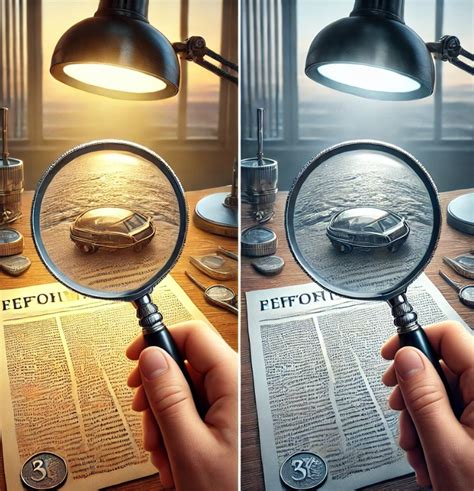 Ilustrácia detektívnej lampy a lupy