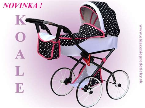 rôzne typy kočíkov pre bábiky