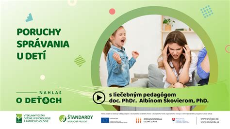 Ilustrácia znázorňujúca rôzne typy problémového správania u detí