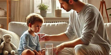 Infografika s príznakmi dehydratácie u detí