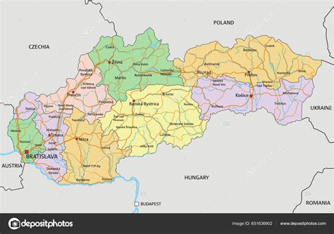 Mapa Slovenska s vyznačenými regiónmi s vyšším výskytom sociálne znevýhodnených komunít
