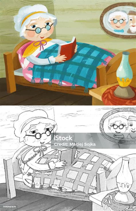 Rodina v posteli číta