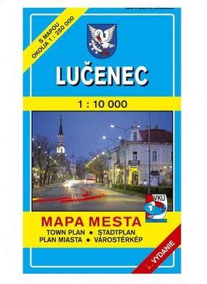 Mapa mesta Lučenec