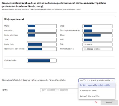 Rozhranie tehotenskej kalkulačky s vyplnenými údajmi