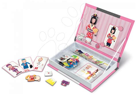 Magnetická kniha Janod Magneti'Book Princesses