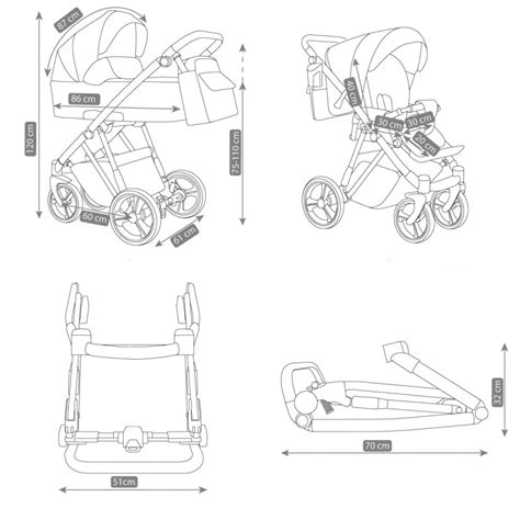 rozložená konštrukcia kočíka Camarelo Smile