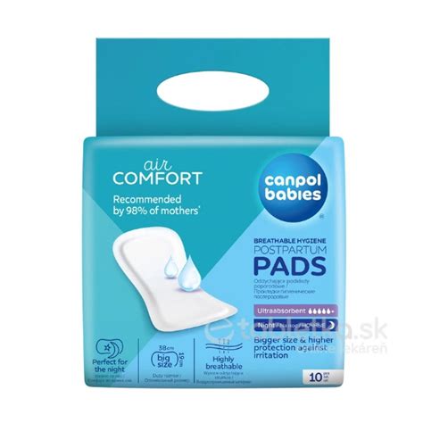 balenie popôrodných vložiek Canpol Babies
