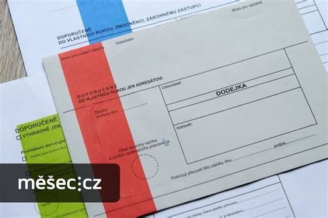 Ilustrácia doručenej obálky s lekárskym potvrdením