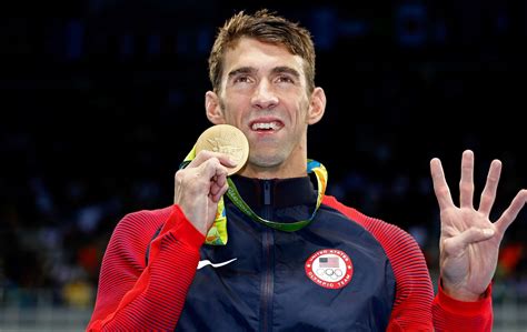 Michael Phelps s olympijskou medailou