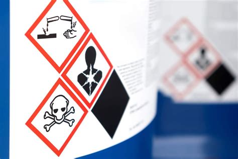Ikony znázorňujúce bezpečné skladovanie chemikálií