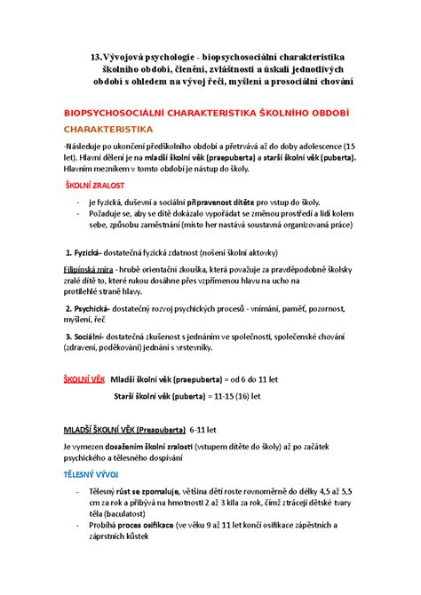 Vývojová tabuľka psychomotorických míľnikov dojčaťa