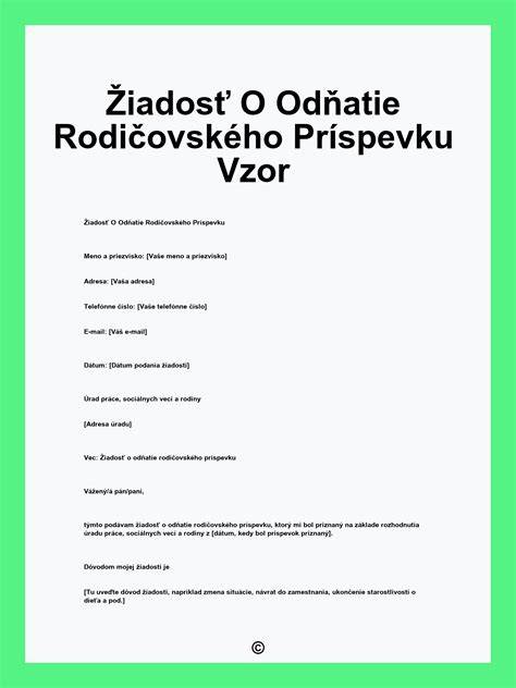 infografika o podmienkach rodičovského príspevku