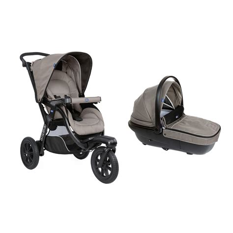 Detail odpruženého kolesa kočíka Chicco Activ3