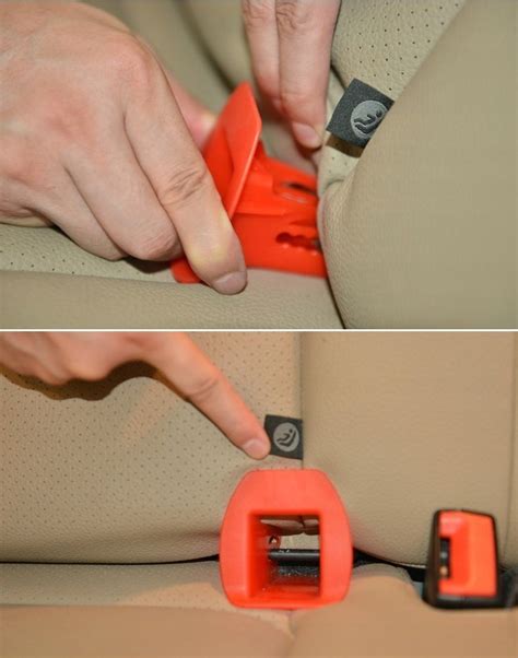 Detailné zobrazenie ISOFIX konektorov