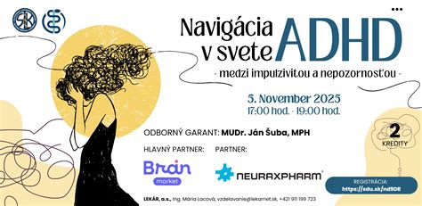 Schematické znázornenie rozdielov medzi ADD a ADHD