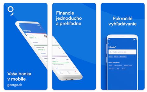Mobilná banková aplikácia George Junior