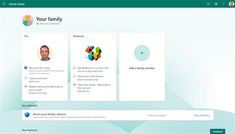 Schéma integrácie Microsoft Family Safety