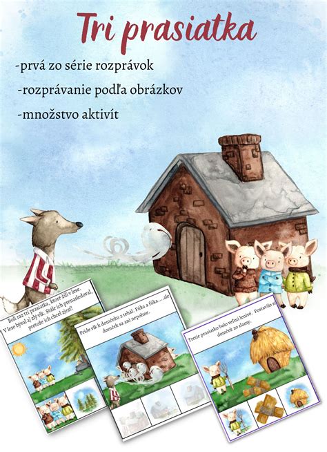 Obal pracovného zošita Tri prasiatka