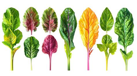 Mangold plant with colorful stems