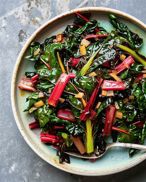 Sautéed chard with garlic