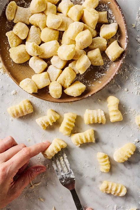 Homemade mangold gnocchi