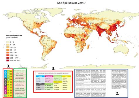 Mapa znázorňujúca migrácie obyvateľstva