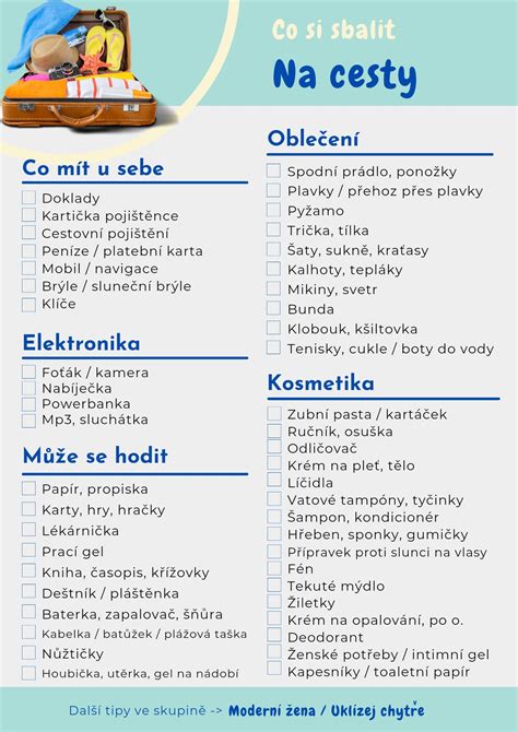 Checklist vecí pre dieťa do kúpeľov