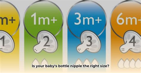 Baby bottle nipple flow rates chart