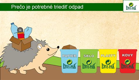 Triedenie odpadu pre deti infographic