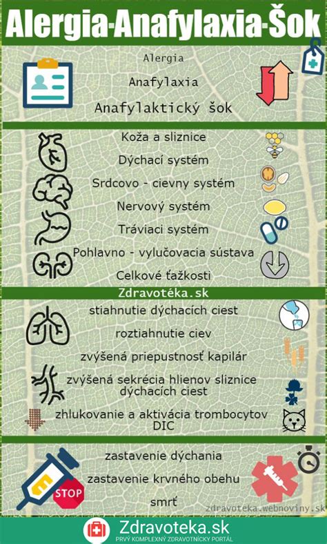 Infografika zobrazujúca mechanizmus alergickej reakcie a rozdiel medzi zdravým a precitliveným imunitným systémom