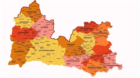 Historická mapa Spišskej diecézy
